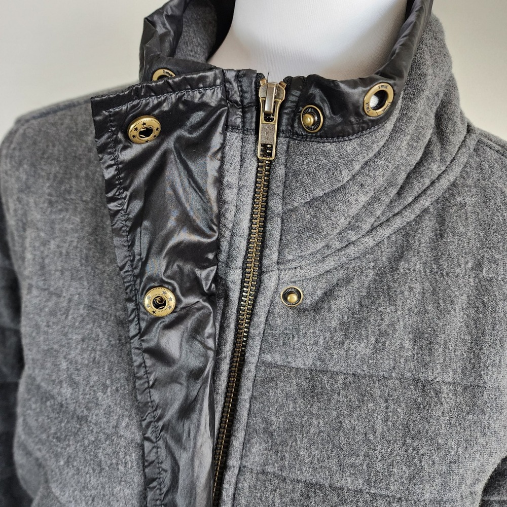 Twik Quilted Zip Up Jacket Womens XL Gray Mountain Patrol Coat Gorp Puffer - Picture 7 of 16